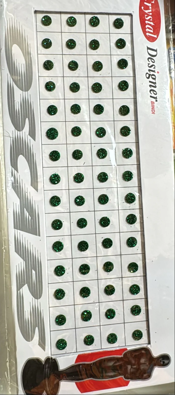 STICKER POTTU (BINDI) - GREEN SPARKLE