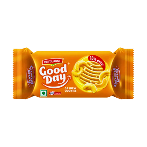 BRITANNIA GOOD DAY COOKIES 72G (3 FOR £1.69) - CASHEW
