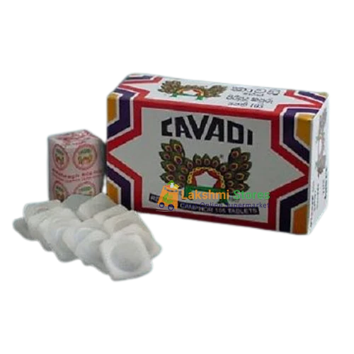CAVADI CAMPHOR (KARPOORAM) 105 TABLETS