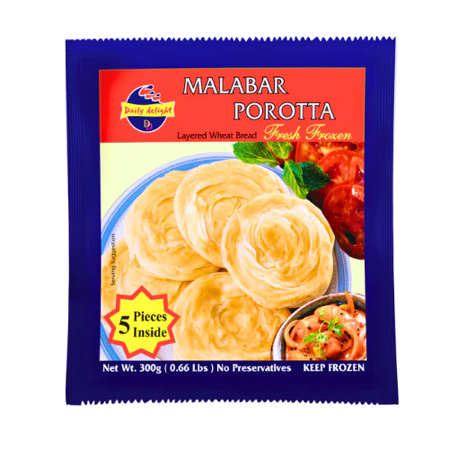DAILY DELIGHT FROZEN MALABAR PAROTTA 330G
