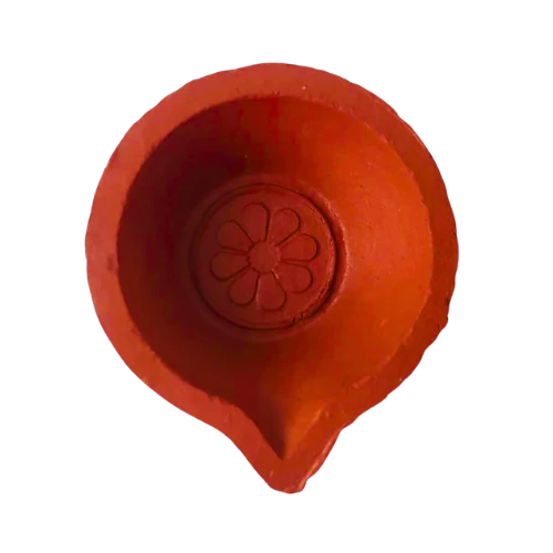 MUD LAMP (AGAL VILAKKU) SINGLE FACE - 1 INCHES