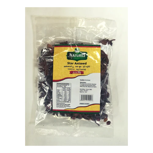 NATURES BADIAN STAR ANISEED 100G