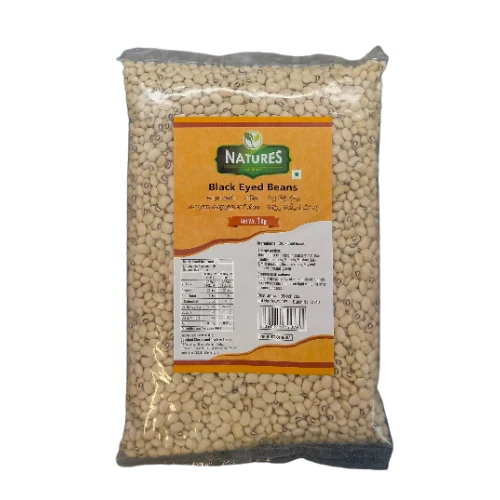 NATURES BLACK EYE BEANS 1KG