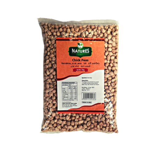 NATURES CHICK PEAS 1KG