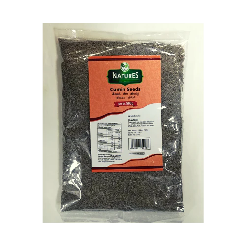 NATURES JEERA SEEDS 500G ( CUMIN )