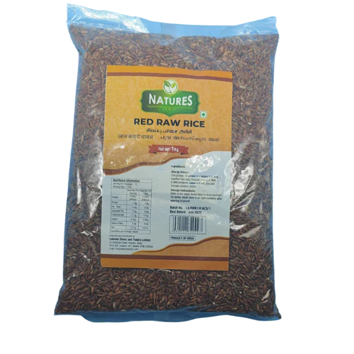 NATURES RED RAW RICE 1KG
