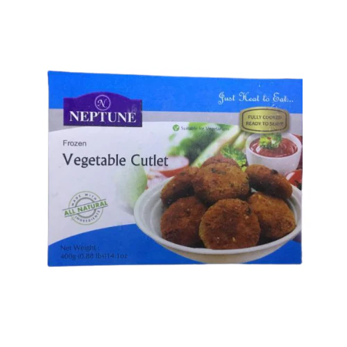 NEPTUNE FROZEN VEG CUTLETS 400G