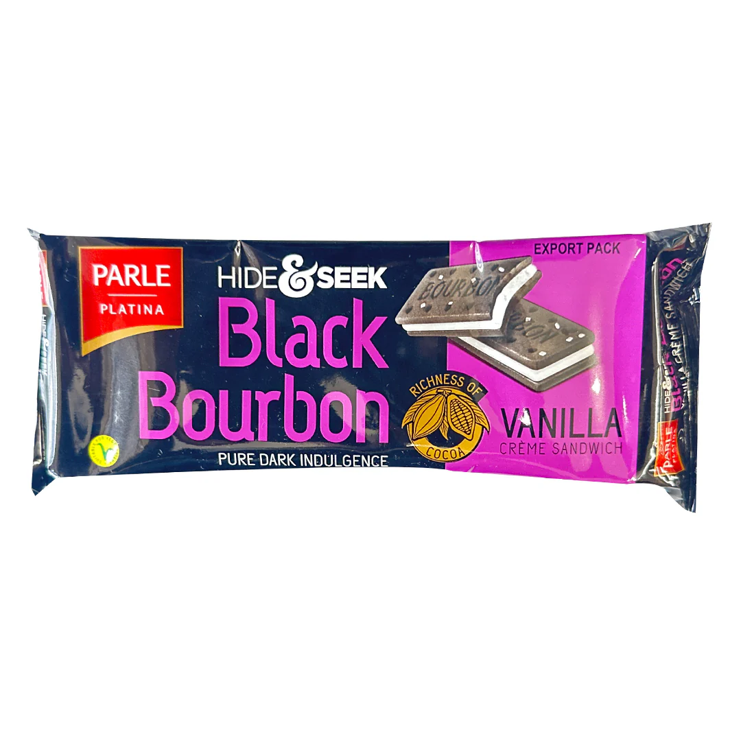 PARLE HIDE-SEEK BLACK BOURNBON VANILLA 125G