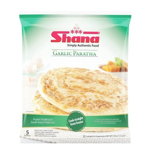 SHANA FROZEN GARLIC PARATHA 325G (5PCS)