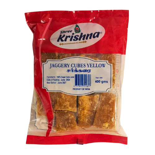 SHREE KRISHNA YELLOW JAGGERY CUBES 400G