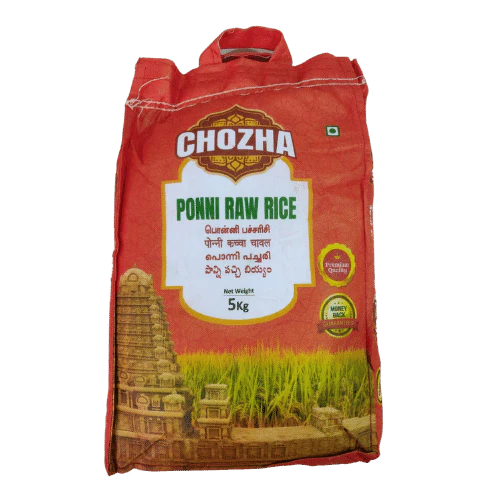 CHOZHA THANJAVUR PONNI RAW RICE PREMIUM QUALITY 5KG