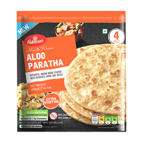 HALDIRAMS FROZEN ALOO PARATHA B1GI- 400G