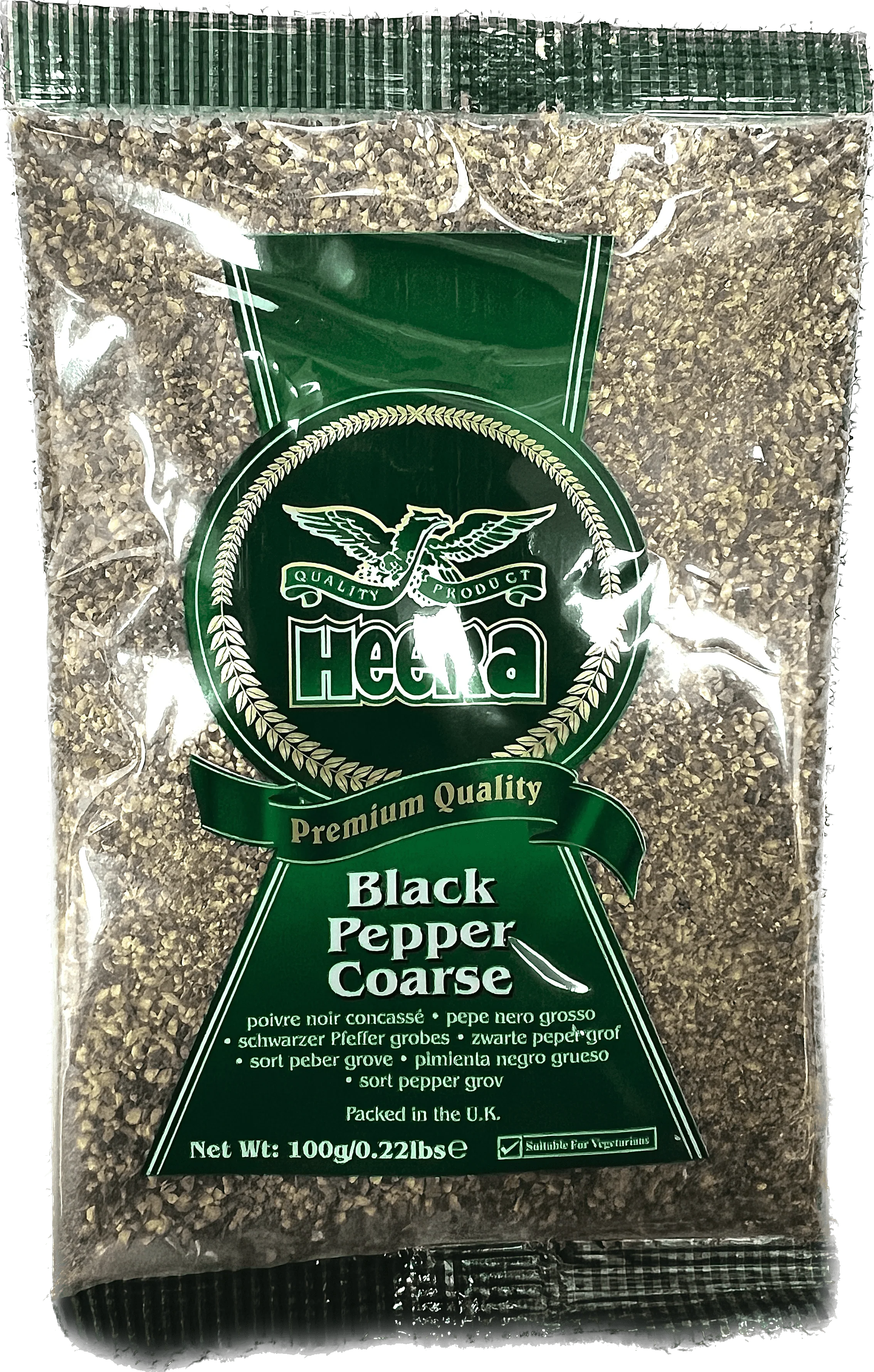 HEERA BLACK PEPPER COARSE 100G
