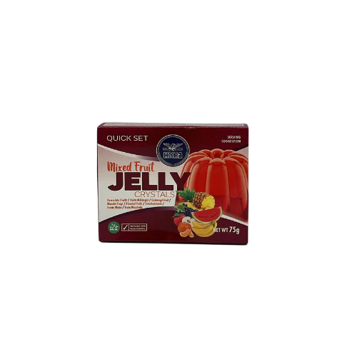 HEERA MIXED FRUIT CRYSTAL JELLY ( HALAL ) 75G