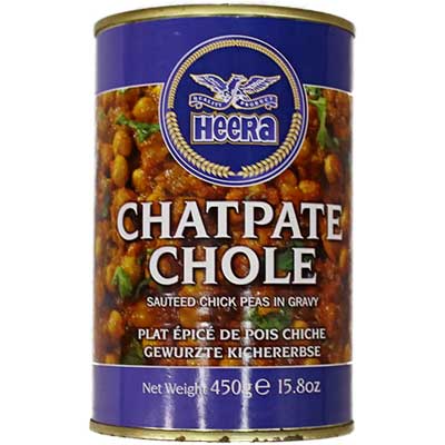 HEERA READY TO EAT CHATPATE CHOLE 450G