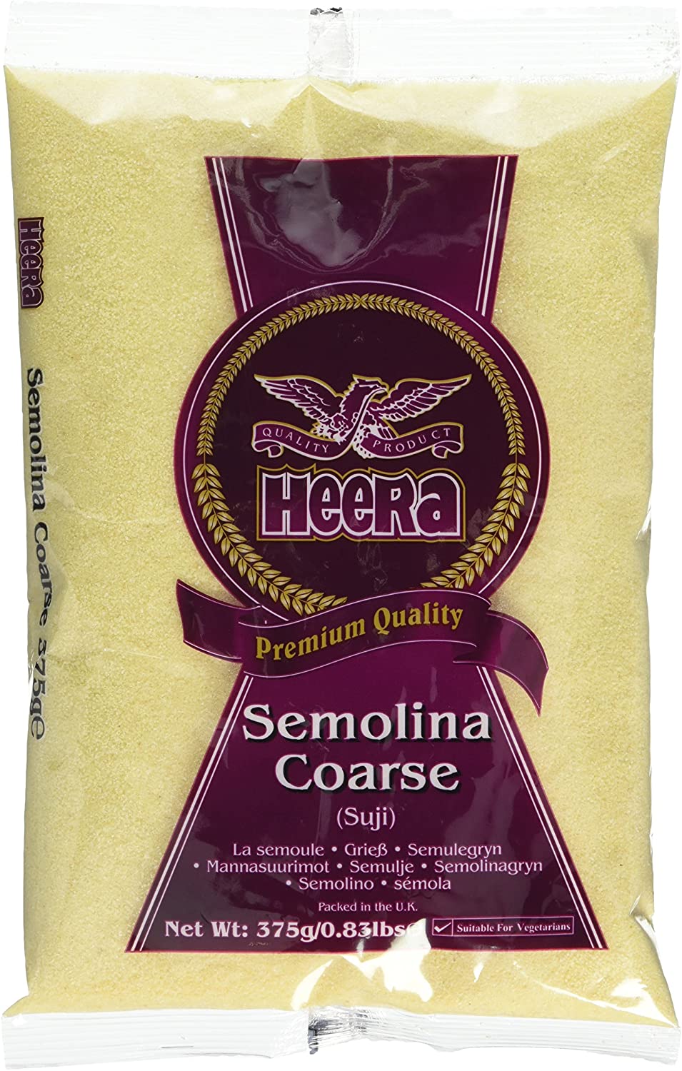 HEERA SEMOLINA COARSE 375G