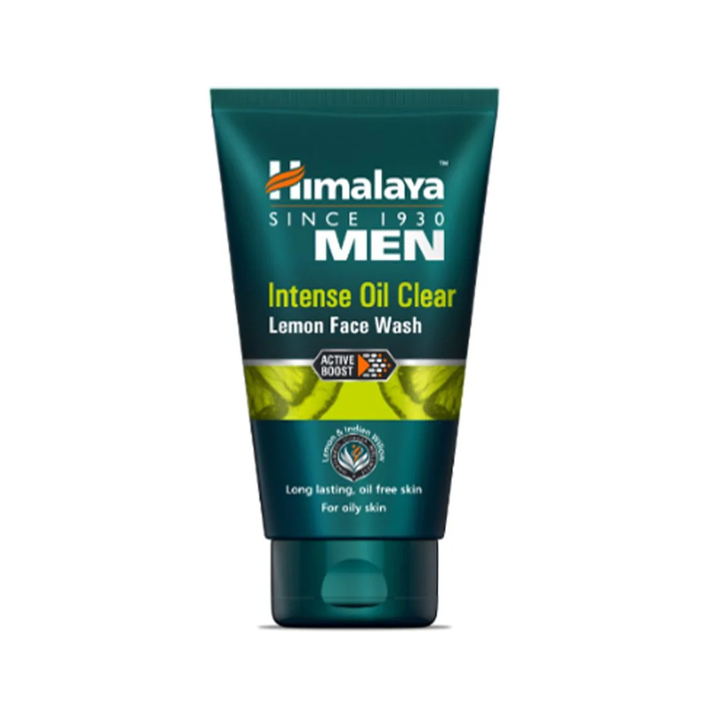 HIMALAYA INTENSE OIL CLEAR MENS FACE WASH 100ML - LEMON