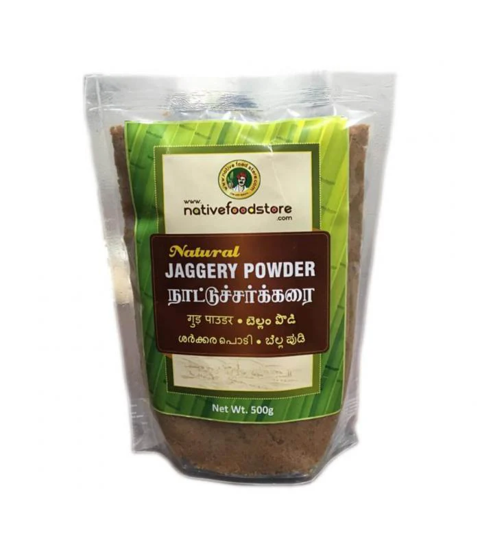NATIVE FOOD STORE JAGGERY POWDER (COUNTRY SUGAR) 1KG