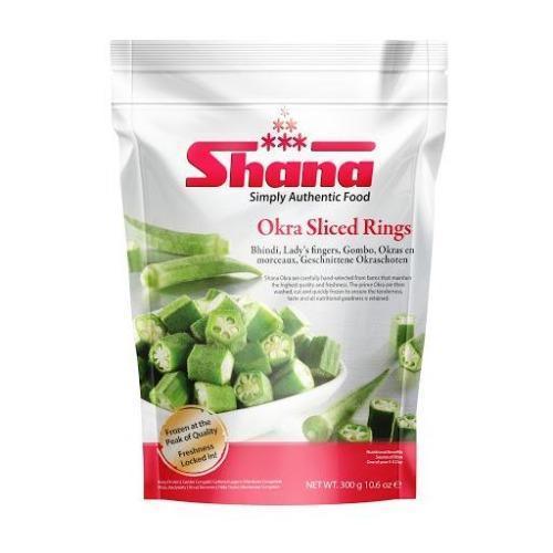 SHANA FROZEN OKRA SLICED RINGS 300G