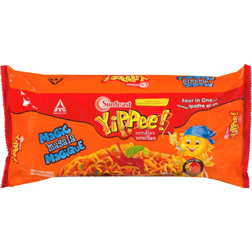 YIPPEE MASALA NOODLES FAMILY PACK 280G - MAGIC